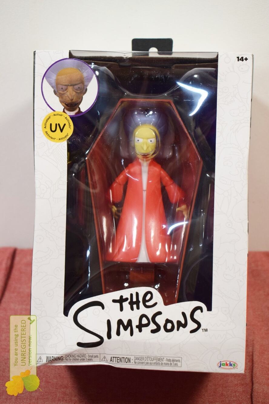 The Simpsons 5" Premium Figure Vampire Mr. Burns